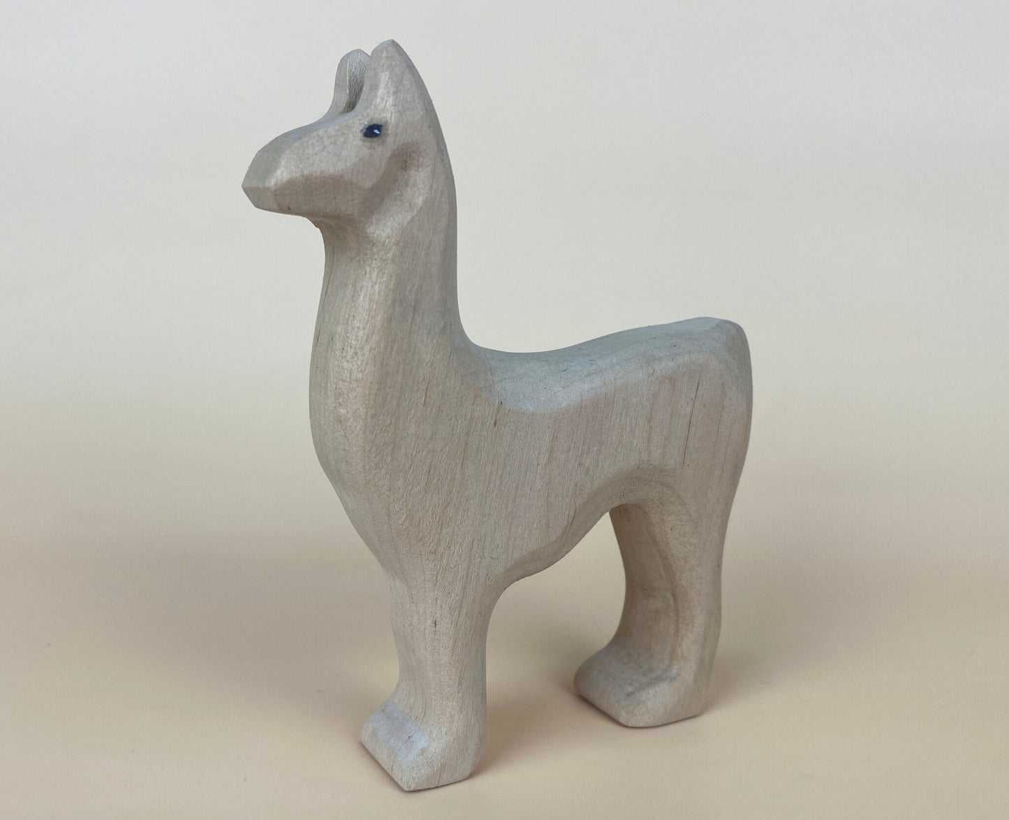 Green Taiga Toys Handmade Wooden Llama