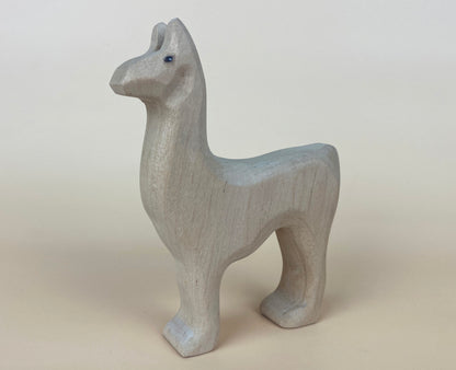 Green Taiga Toys Handmade Wooden Llama