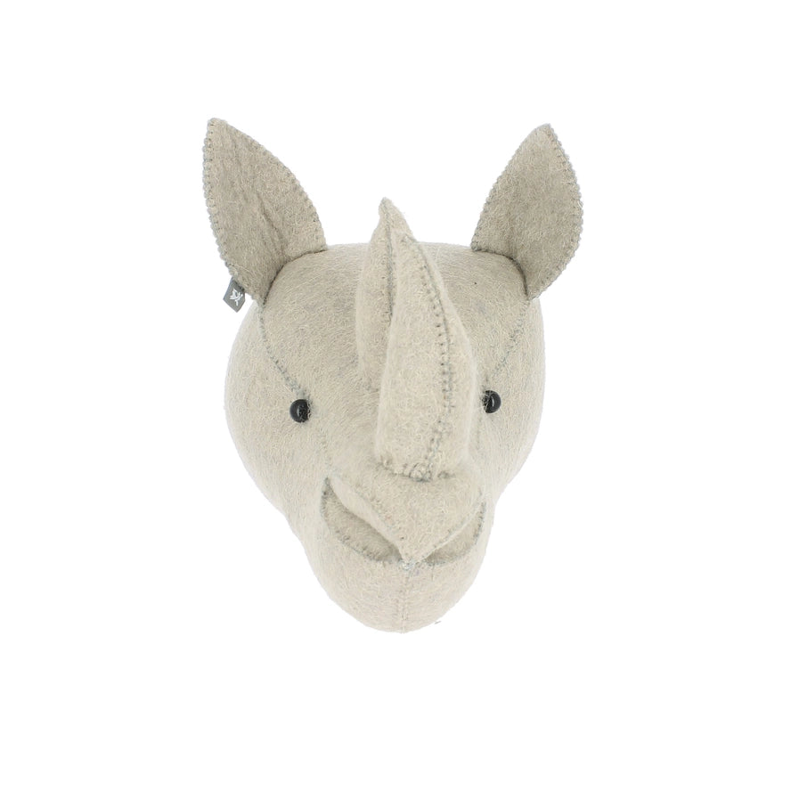 Fiona Walker England Mini Rhino Head - Kids Room Décor - Noah's Ark