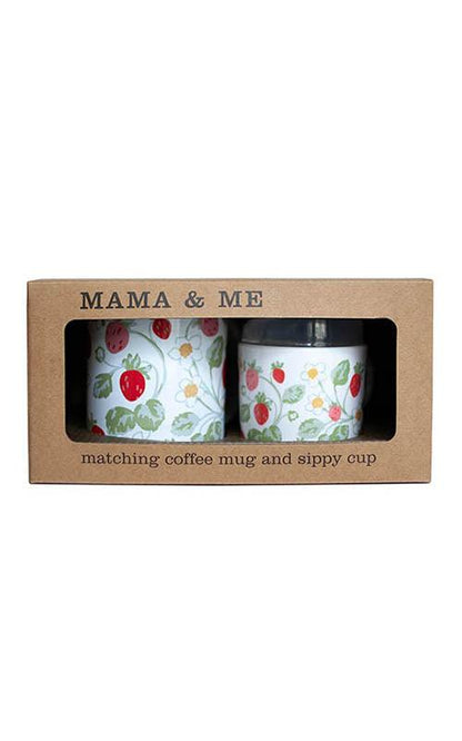 Helmsie Strawberry Mama & Me Cup Set