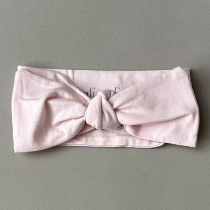 Ali+Oli Ultra-Soft Organic Cotton Knotted Bow (Blush)