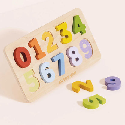 Le Toy Van Counting Wooden Numbers Shape Sorter