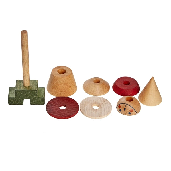 Wooden Story Stacking Toy Stick Fig. No.04