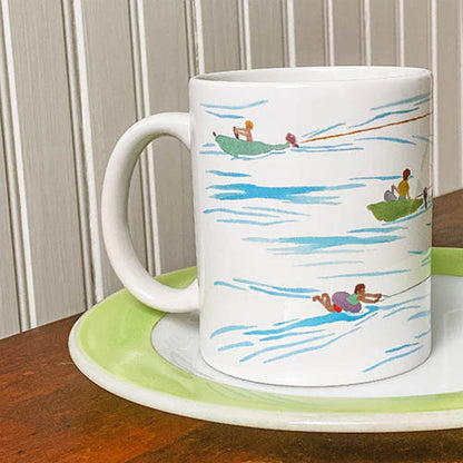 Helmsie Water Ski Ceramic Mug