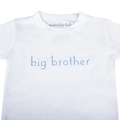 Magnolia Baby Big Brother Embroidered Long Pajamas