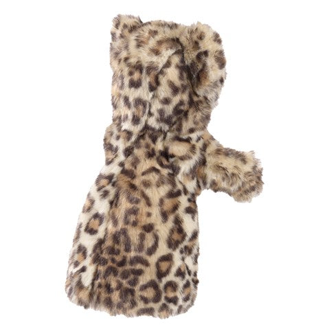 Folkmanis Puppets Realistic Plush Animal Leopard Cub Stage Puppet 14"T