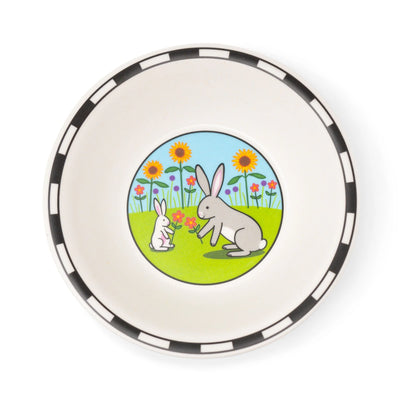 Jack Rabbit Creations Bamboo Dish Set - Bunnies