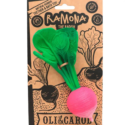 OLI&CAROL Ramona the Radish Baby Teether