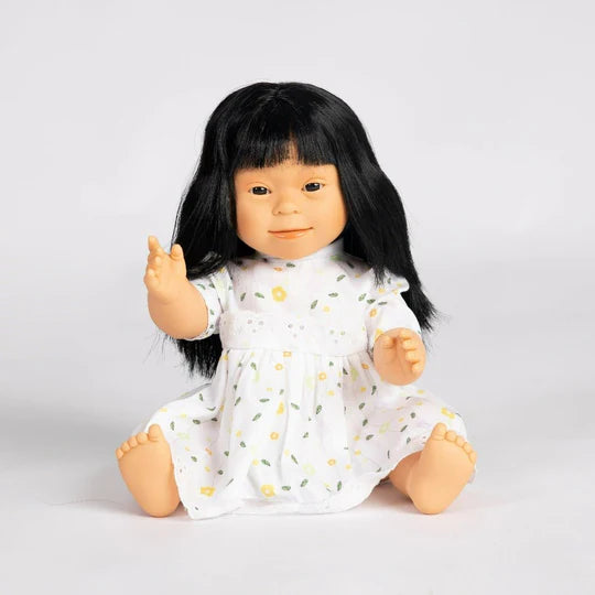 Tyber Baby Doll Girl with Down Syndrome - Asian