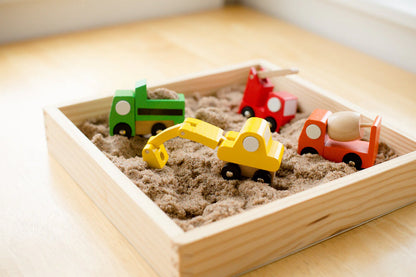 Jack Rabbit Creations Mini Mover Construction Trucks - Set of 4