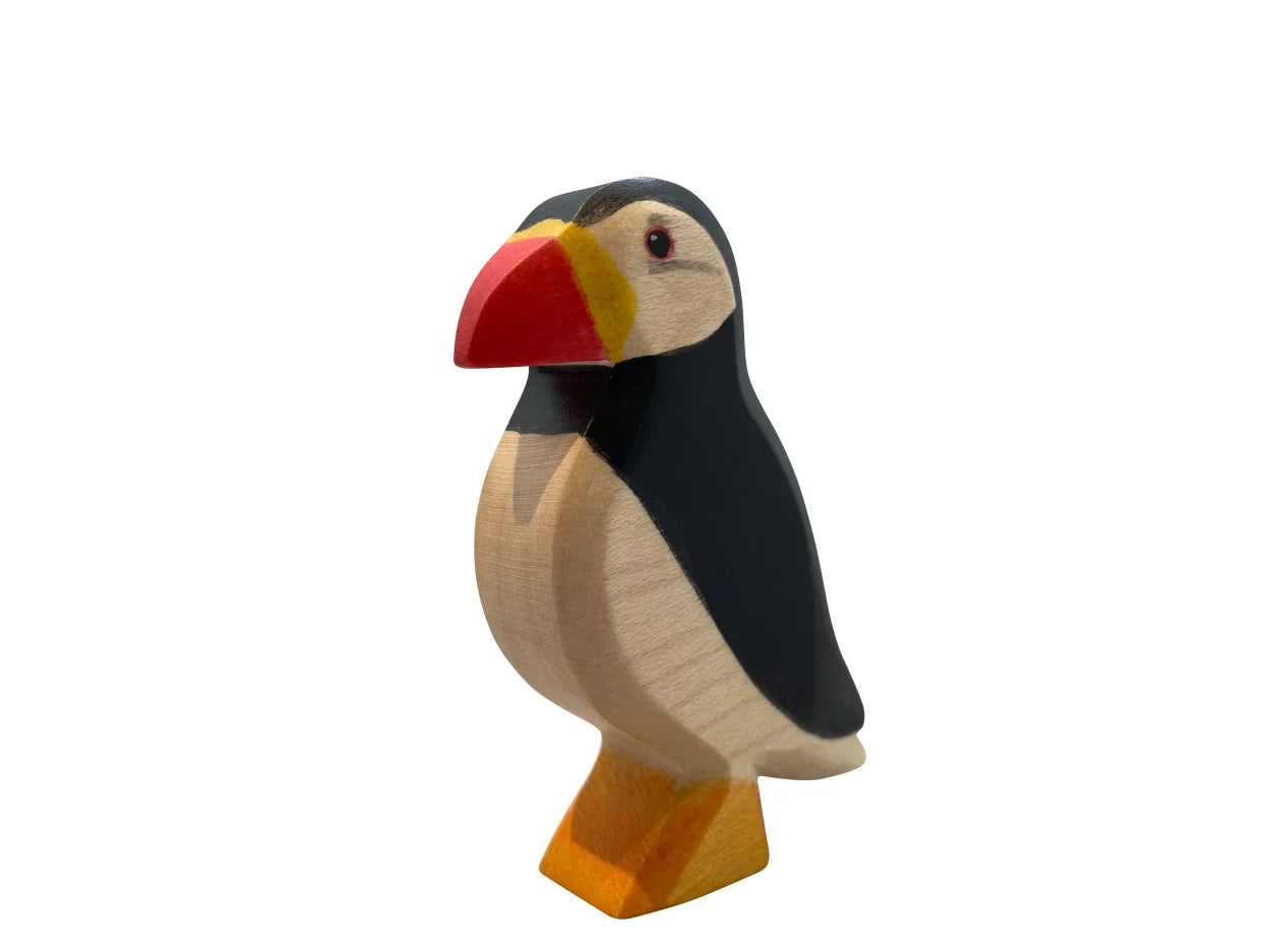 HOLZWALD Handmade Wooden Puffin