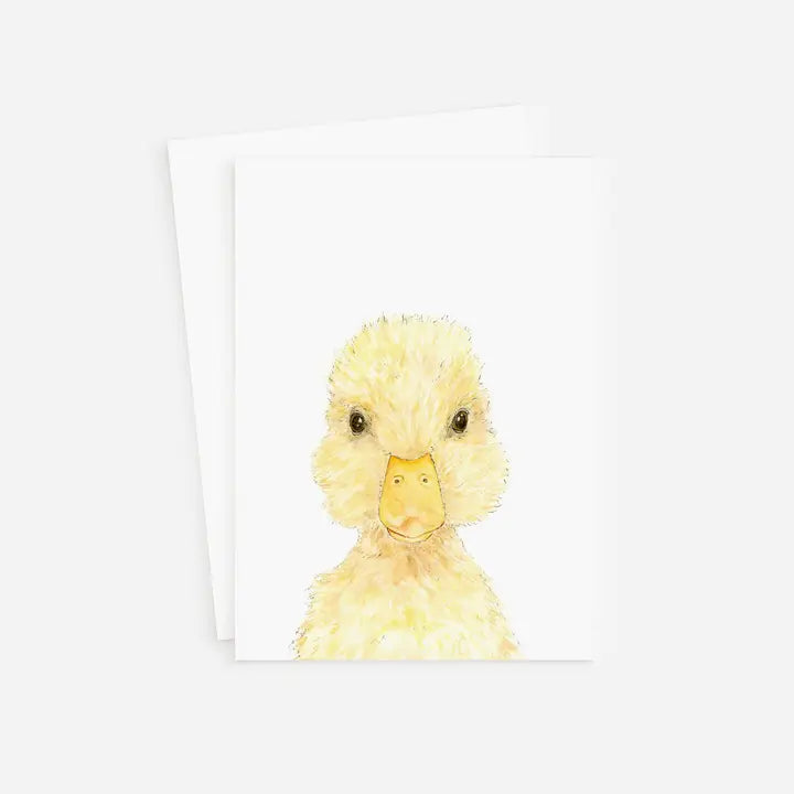 WLDFLWR Studio Duck Blank Greeting Card