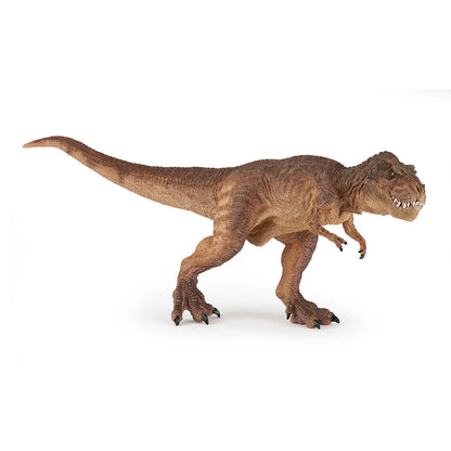 Papo France Hand Painted Realistic Brown Running T-Rex Figurine Toy