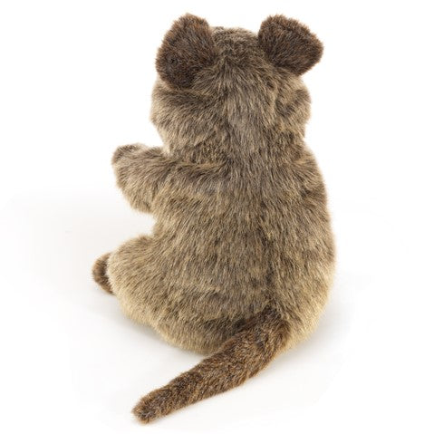 Folkmanis Puppets Realistic Plush Animal Hand Puppet Quokka