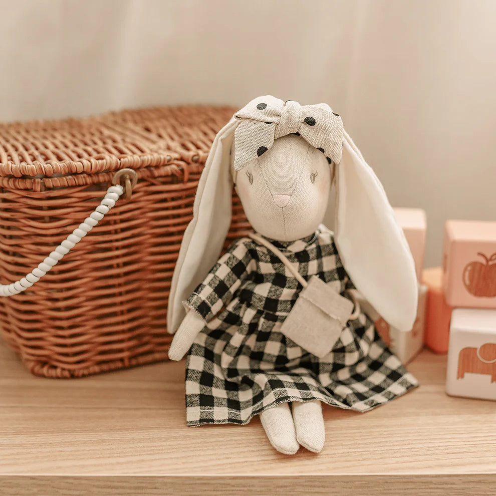 Alimrose Mini Sofia Bunny Black Check