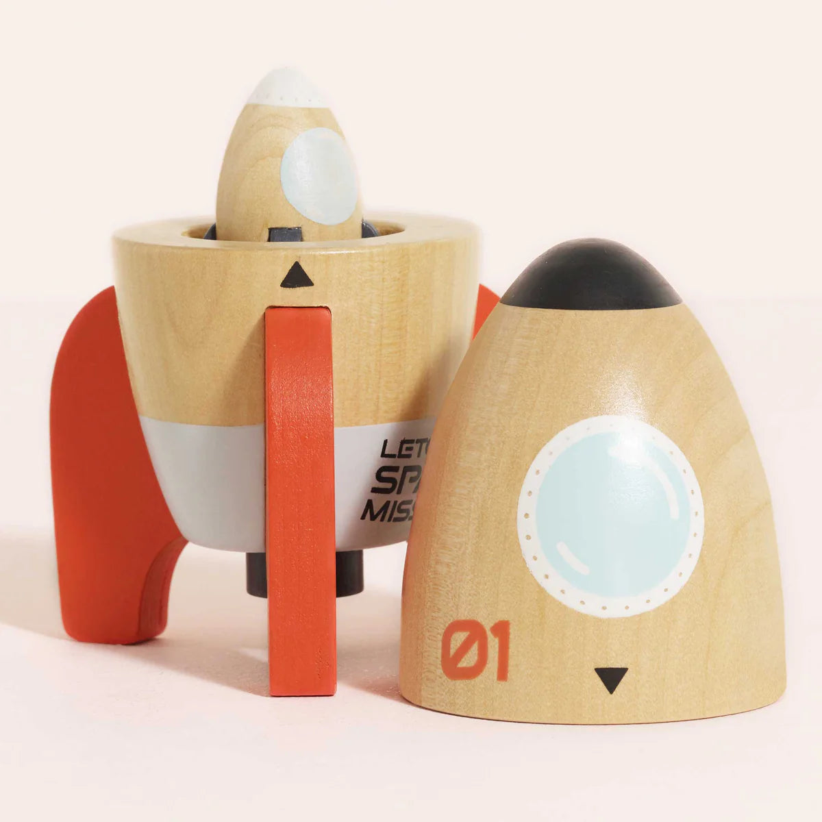 Le Toy Van Magnetic Space Rocket Duo