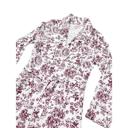 Pink Elephant Brands Women's Just Relax Robe - Boysenberry Floral Toile