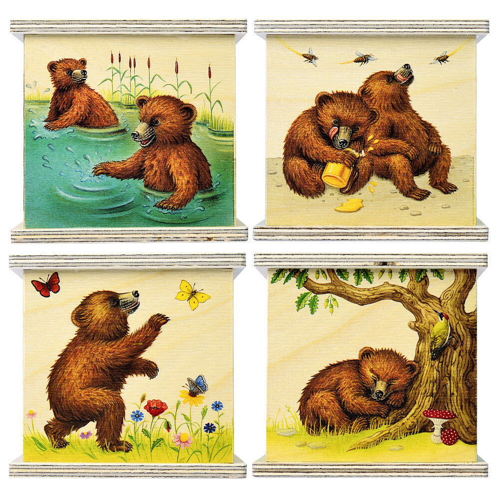 Atelier Fischer Wooden Money Box, Little Bears