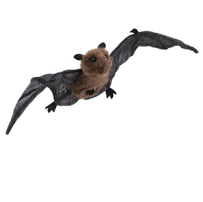 Folkmanis Puppets Realistic Plush Animal Finger Puppet Mini Bat 5"L