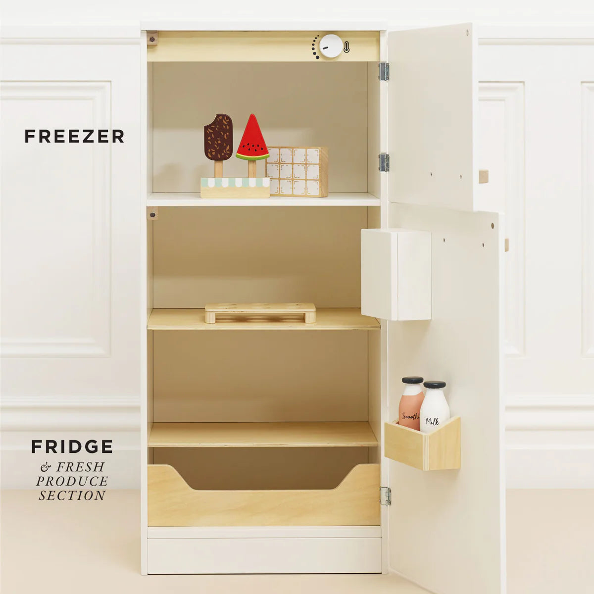 Le Toy Van Kitchen Freestanding Fridge Freezer