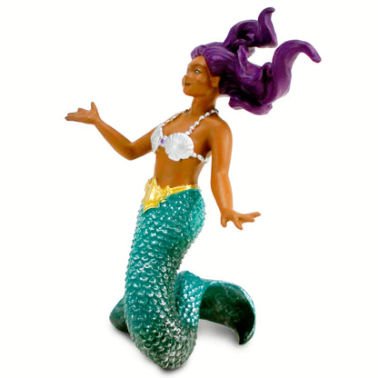 Safari Ltd Purple-Haired Mermaid Toy Figure