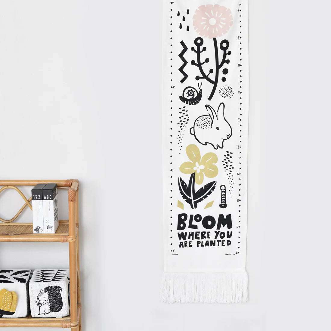 Wee Gallery Canvas Growth Chart - Bloom