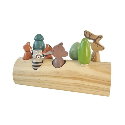 Egmont Toys Forest Animals in A Log