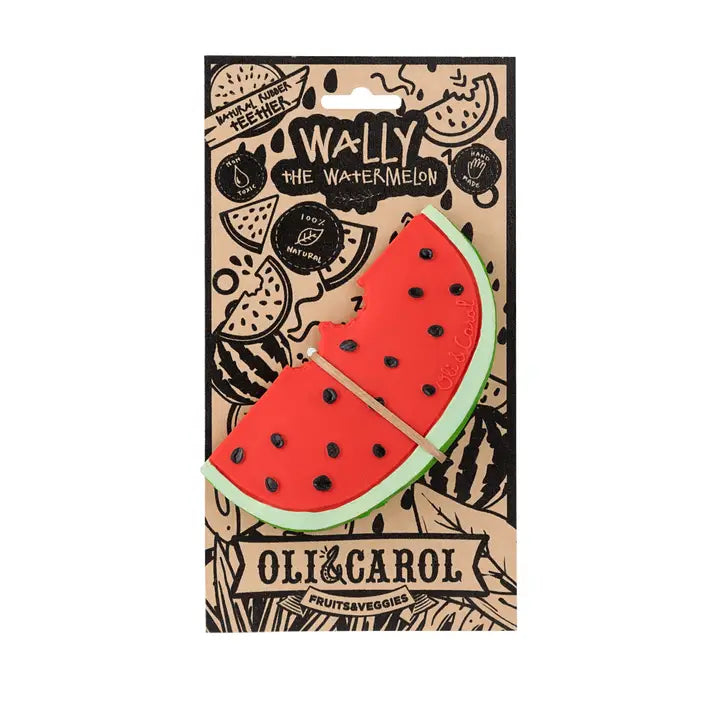 OLI&CAROL Wally the Watermelon Baby Teether