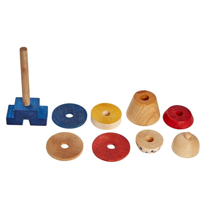 Wooden Story Stacking Toy Stick Fig. No.02