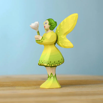 Bumbu Toys Handcrafted Wooden Woodland Fairy Figurine