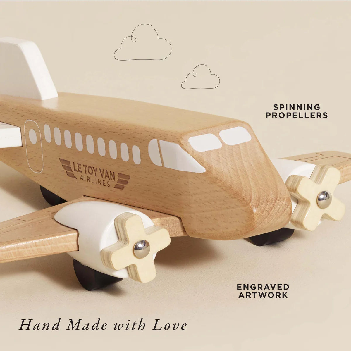 Le Toy Van Wooden Toy Plane