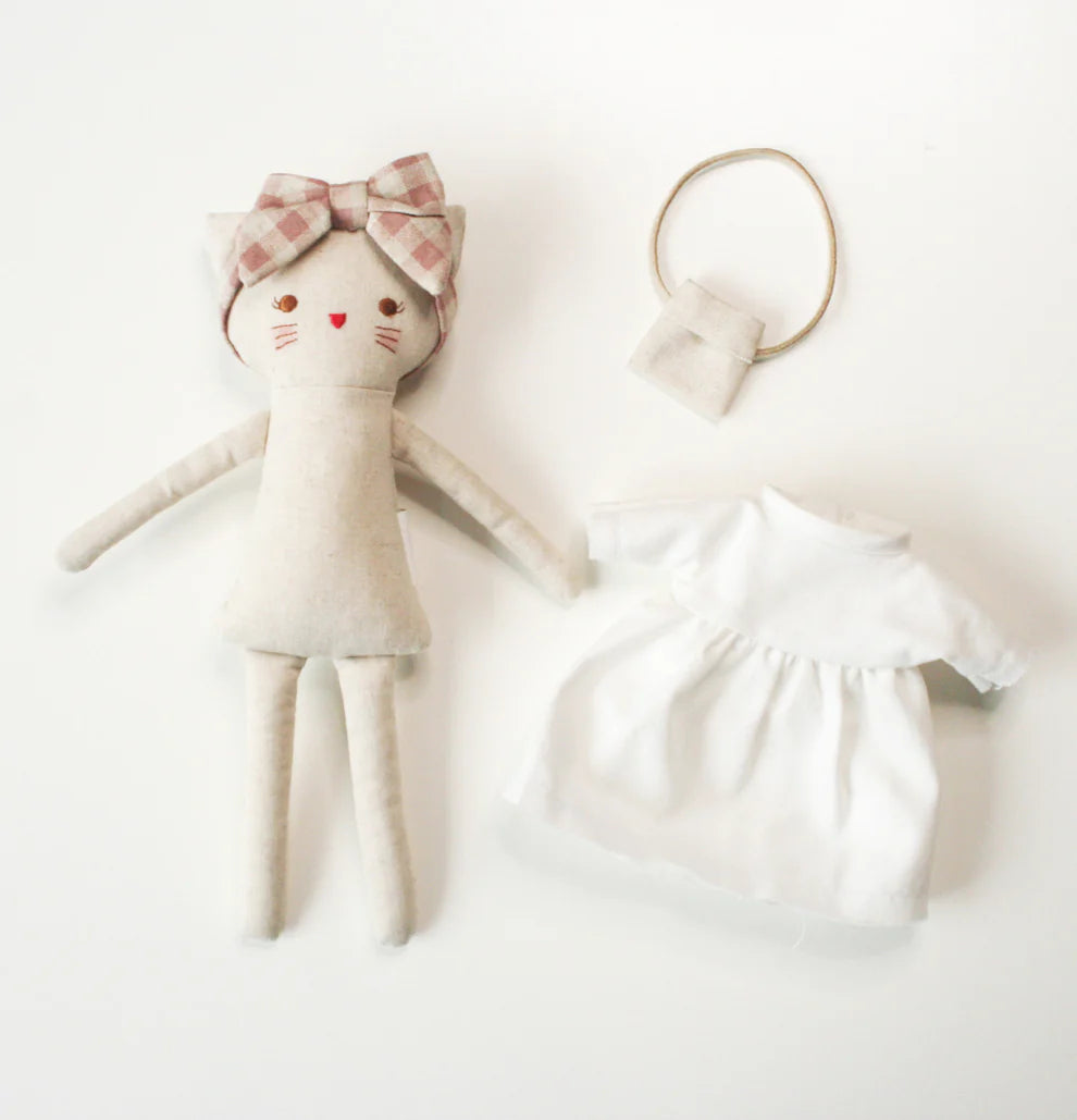 Alimrose Mini Lilly Kitty Ivory Rose