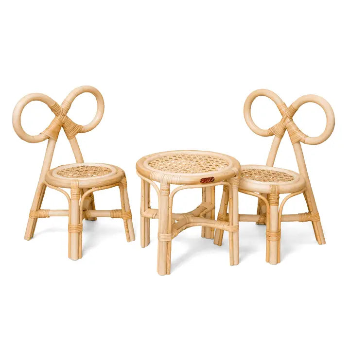 Poppie Toys Poppie Mini Table & Chairs Set (Doll Size)