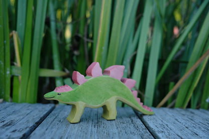 HOLZWALD Handmade Wooden Stegosaurus