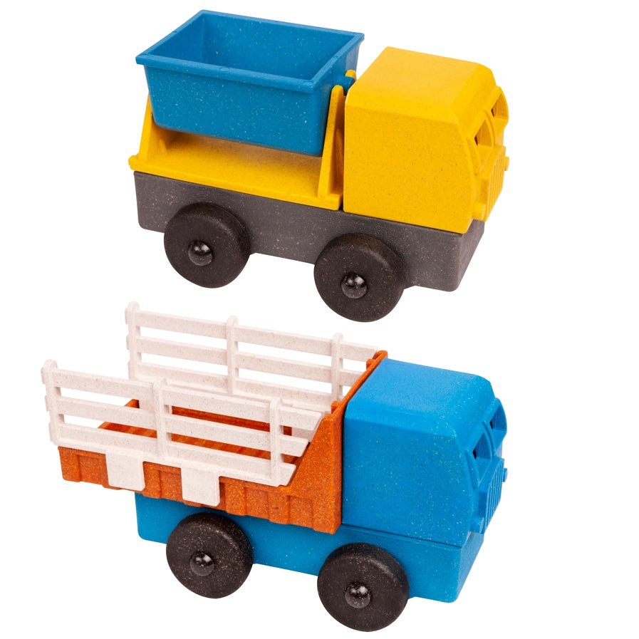 Luke's Toy Factory Tipper and Stake Truck 2 Pack