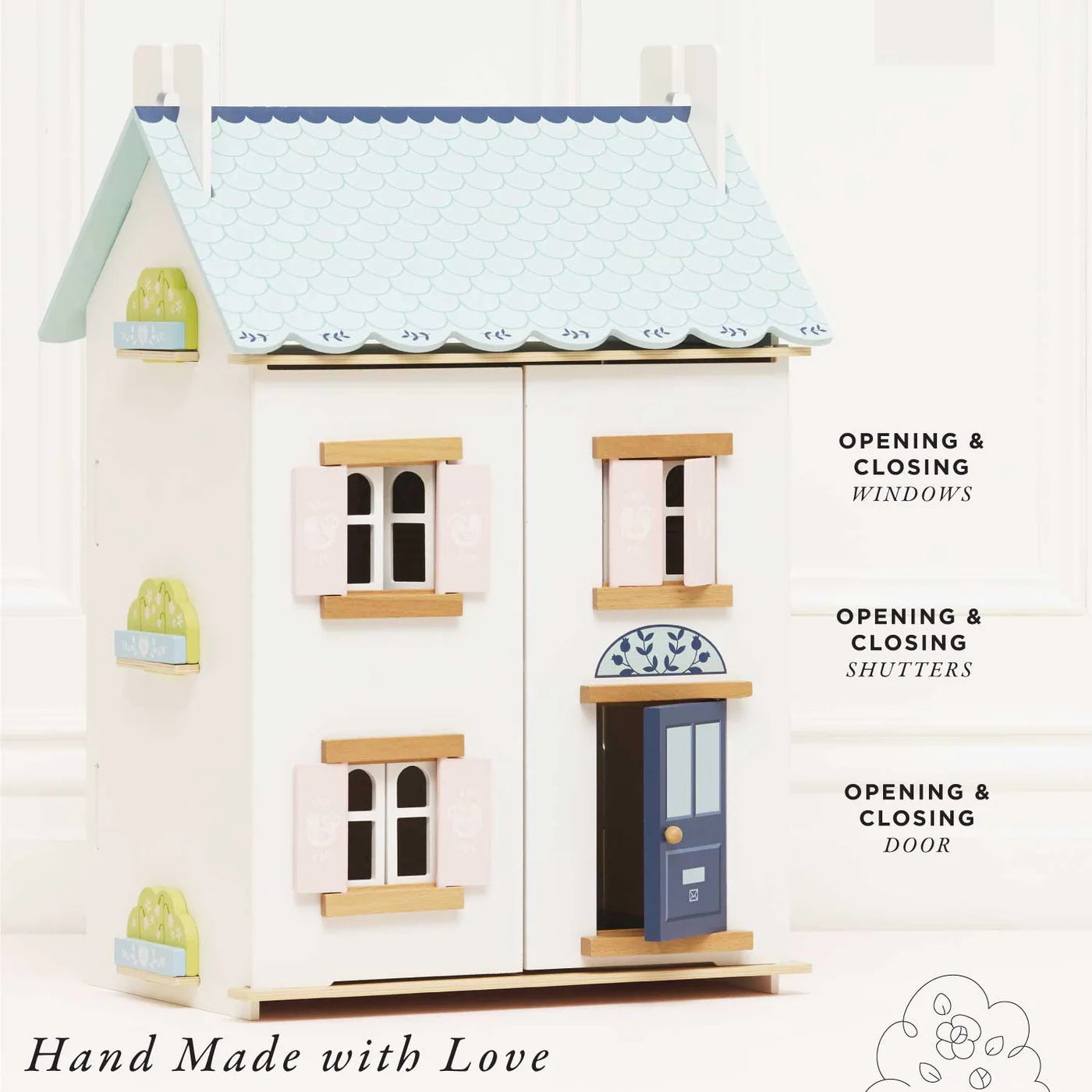 Le Toy Van Bluebelle Wooden Dolls House