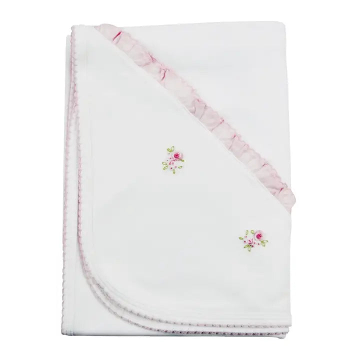 Baby Threads Flower Bouquets Girl Pima Cotton Baby Blanket