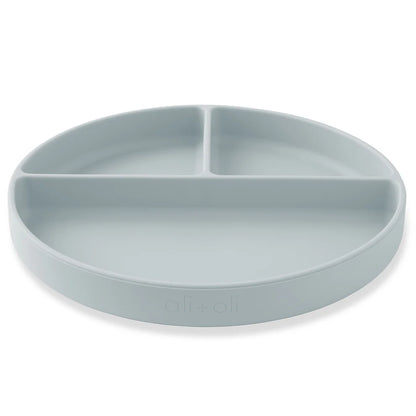 Ali+Oli Silicone Divided Suction Plate (Sky)