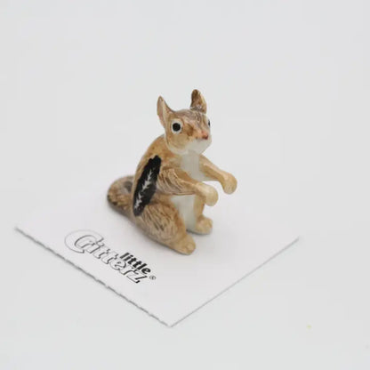 Little Critterz Chipper Chipmunk Porcelain Miniature