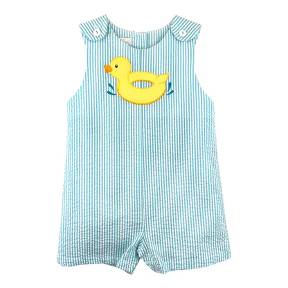 Petit Ami & Zubels Duck Applique Sunsuit