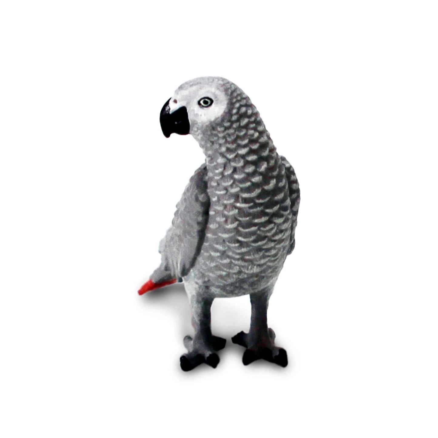 Safari Ltd African Gray Parrot Toy Figure