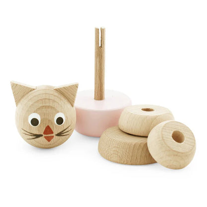 Miva Vacov Wooden Cat Stacking Puzzle - Victoria ✨ Available for Engraving!