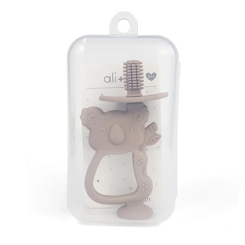 Ali+Oli Training Toothbrush Oral Care Koala (Taupe)