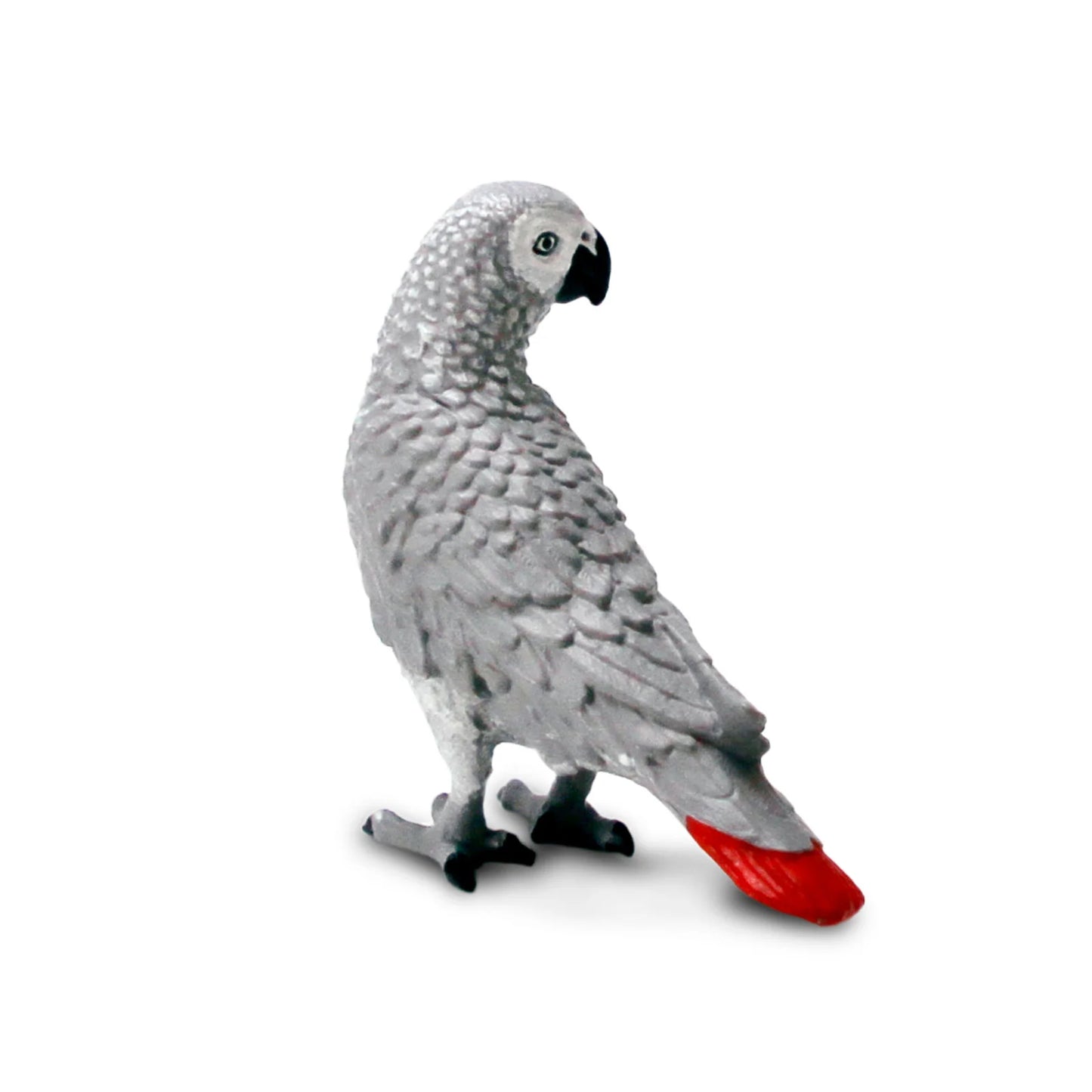 Safari Ltd African Gray Parrot Toy Figure