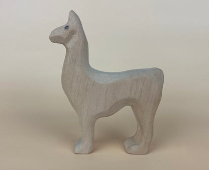 Green Taiga Toys Handmade Wooden Llama