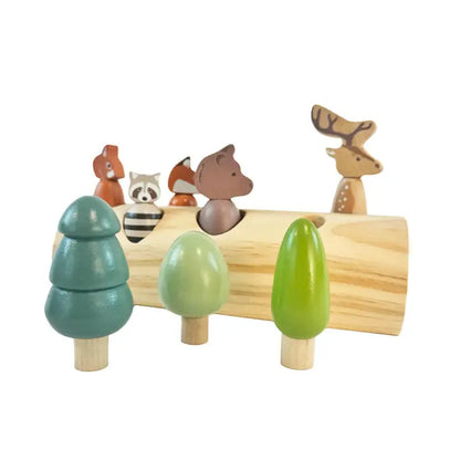 Egmont Toys Forest Animals in A Log