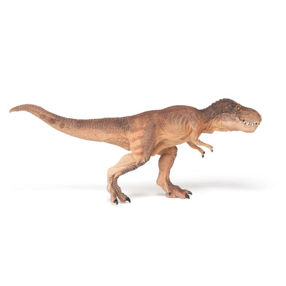 Papo France Hand Painted Realistic Brown Running T-Rex Figurine Toy