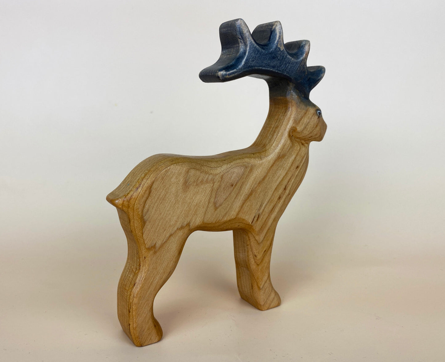 Green Taiga Toys Handmade Wooden Stag