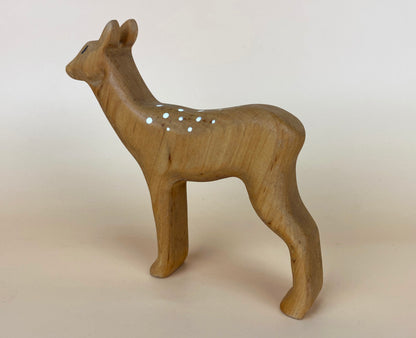 Green Taiga Toys Handmade Wooden Female Deer