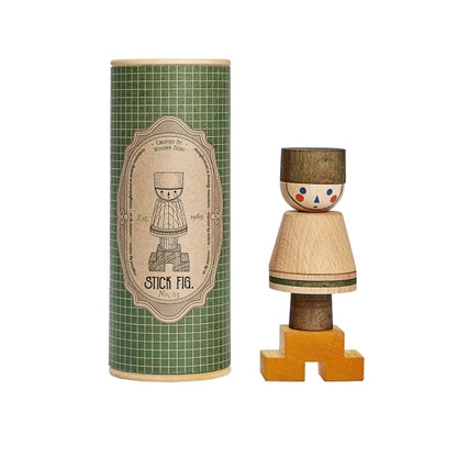 Wooden Story Stacking Toy Stick Fig. No.03